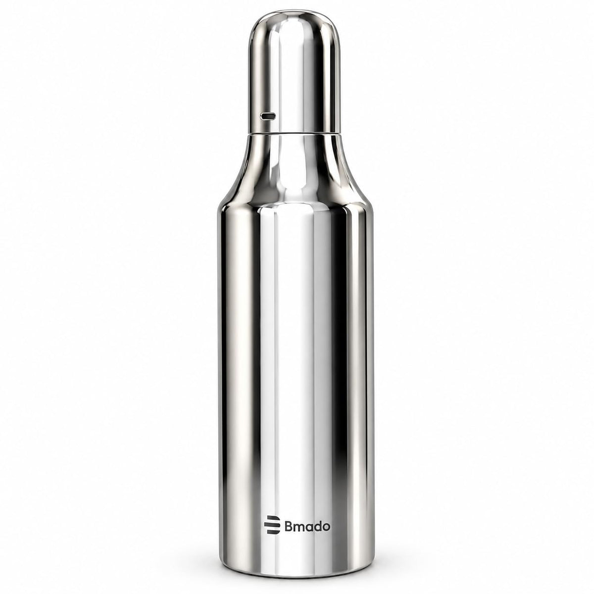 Bmado Stainless Steel Oil Dispenser 1 Litre | Leak Proof Oil Pourer with Anti-Drip Spout | Premium Kitchen Oil Container for Cooking Oil, Vinegar, Ghee & Liquid Seasonings | Silver
