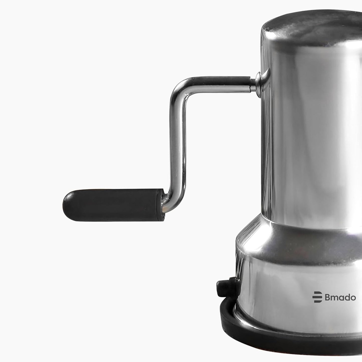 Stainless Steel Coconut Scraper for Kitchen, Coconut Grater with Vacuum Base, Rotatable Handle, Manual Operation, Silver – Easy to Use