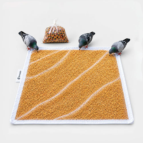 Bmado Cotton Drying Cloth with Net 94 x 71 cm | Breathable Reusable Food Drying Sheet for Papad, Vadagam, Spices, Millets & Mango Pickle Making | Washable Kitchen Drying Cloth