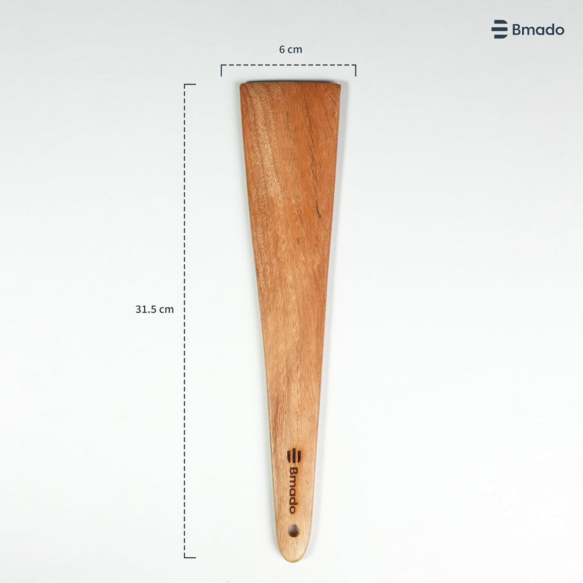 Bmado Wooden Kitchen Tool Set of 5 | Compact Flip, Spatula, Ladle & Cooking Utensils for Dosa, Roti, Chapati & Everyday Cooking | Naturally Non-Stick | No Harmful Polish | Handmade Wooden Tools