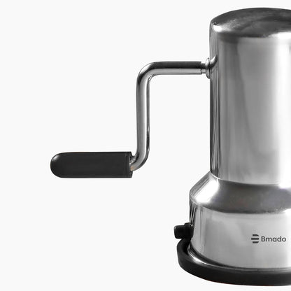 Stainless Steel Coconut Scraper for Kitchen, Coconut Grater with Vacuum Base, Rotatable Handle, Manual Operation, Silver – Easy to Use