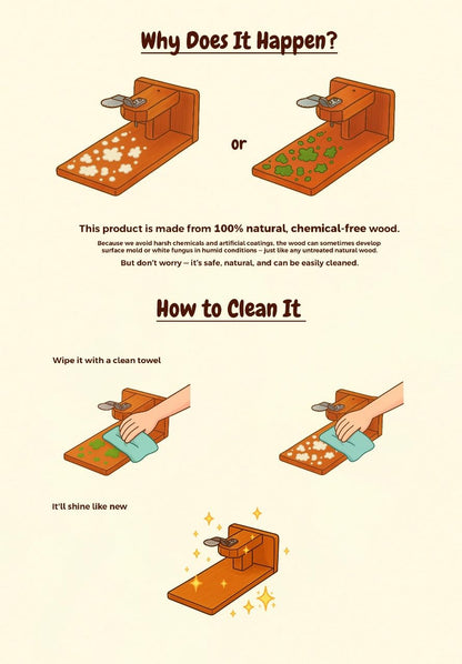 Traditional Polished Wooden Table-Top Manual Coconut Scraper – Chirava Grater Thengai Thuruvi with Stainless Steel Blade, Comfortable to Use (Weight - 850 Gram)