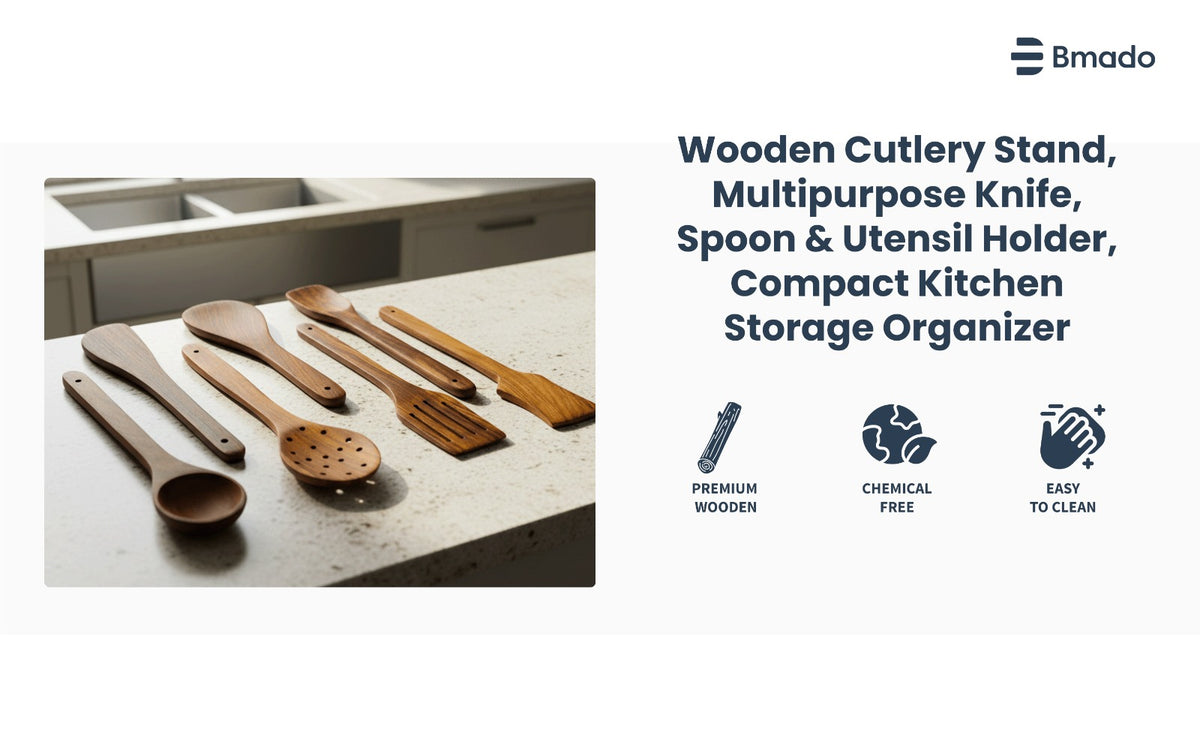 Wooden Cooking Spatulas Safe for Nonstick Cookware