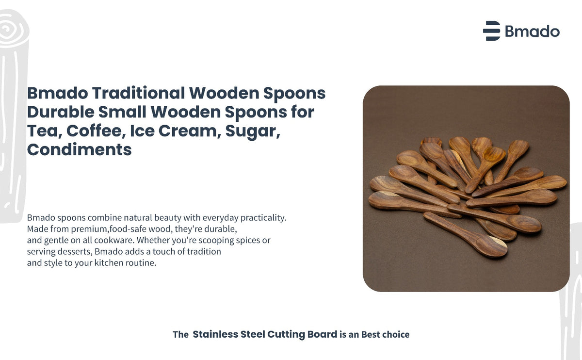 Wooden Spoon Set Handcrafted Kitchen Utensil Collection [Set of 18, 4.5 Inch]